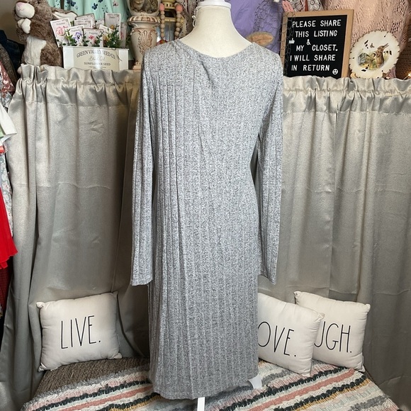 Rue21 Gray Long Cardigan Sweater Oversized Small - Picture 7 of 9